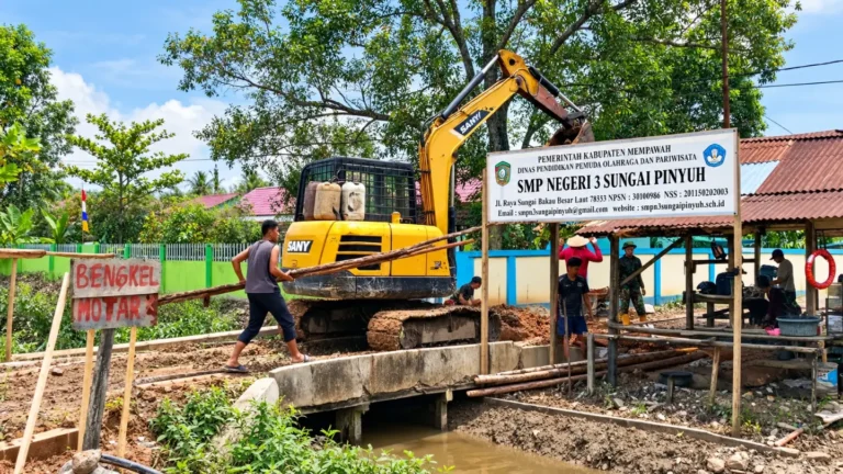 Pembangunan Jembatan Merah Putih ke-6 Resmi Dimulai, Dorong Akses Pendidikan dan Ekonomi Warga Mempawah